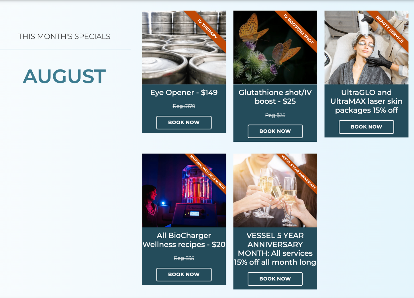 AUGUST SPECIAL - $149 Eye Opener IV Cocktail (reg. $179)